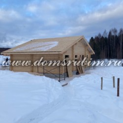 Дом 10х11 из оцилиндрованного бревна
